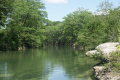 Blanco River in River Oaks