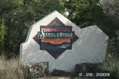 Saddleridge subdivision in Wimberley